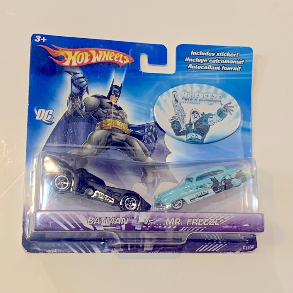 Batman vs. Mr. freeze hot wheels duo pack new 2004